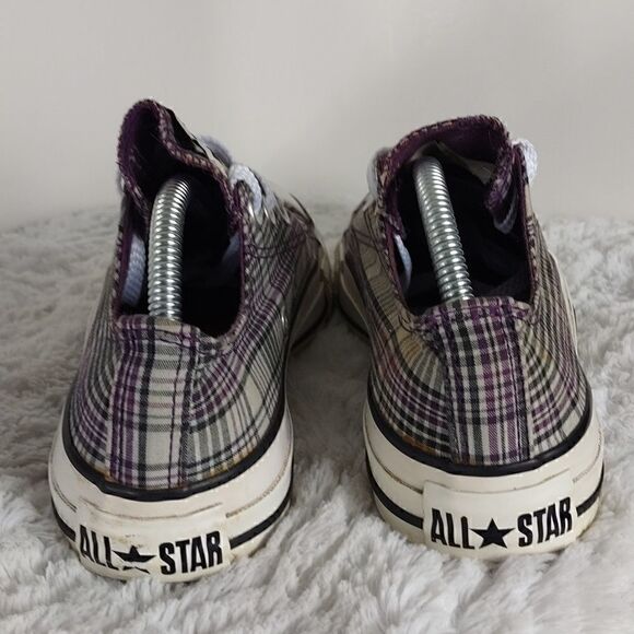 Converse All Star Plaid Sneakers - Picture 3 of 7